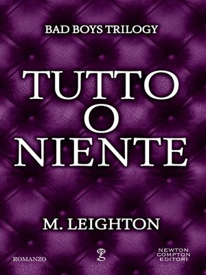 cover image of Tutto o niente